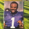 1996 Playoff Contenders Warren Moon Genuine Leather Football Card #56 VIKINGS