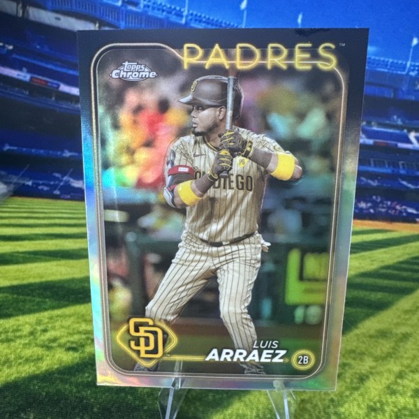 2024 Topps Chrome Refractor Luis Arraez #216 San Diego Padres